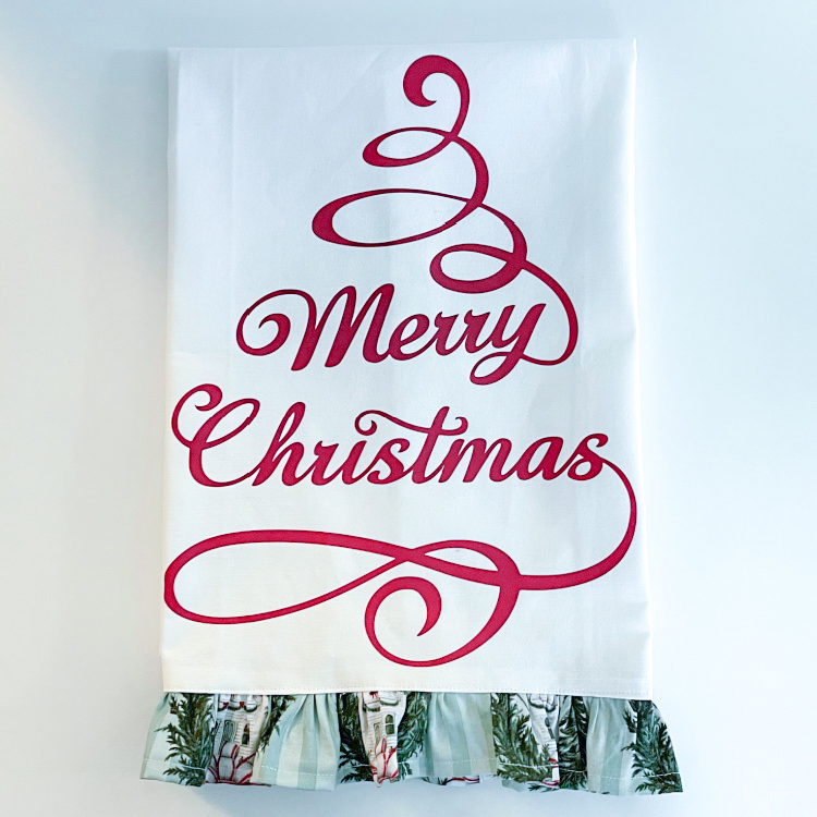 Brownlow Gifts Holiday Tea Towel, Christmas Calories