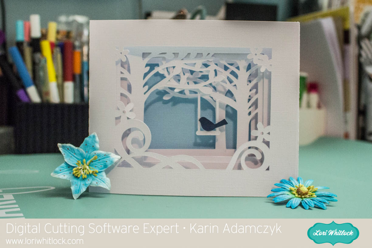 Download Shadow Box Card tutorial for Cricut Design Space with ...