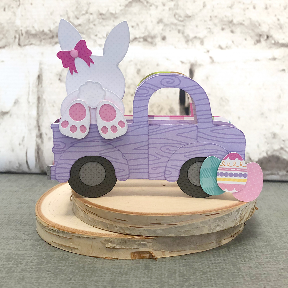 Download New Product Feature Box Card Truck Easter Bunny Lori Whitlock