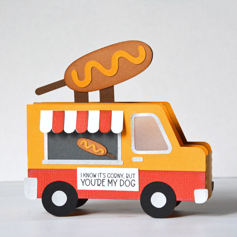 Corn Dog Food Truck Box Card – Lori Whitlock