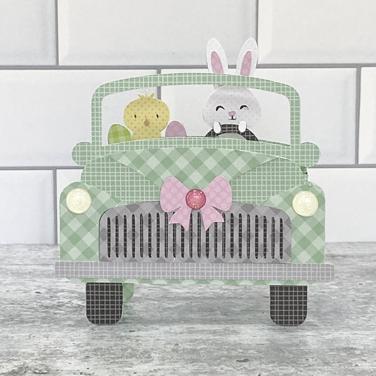 Box Card Truck Front End Easter Bunny Tutorial – Lori Whitlock