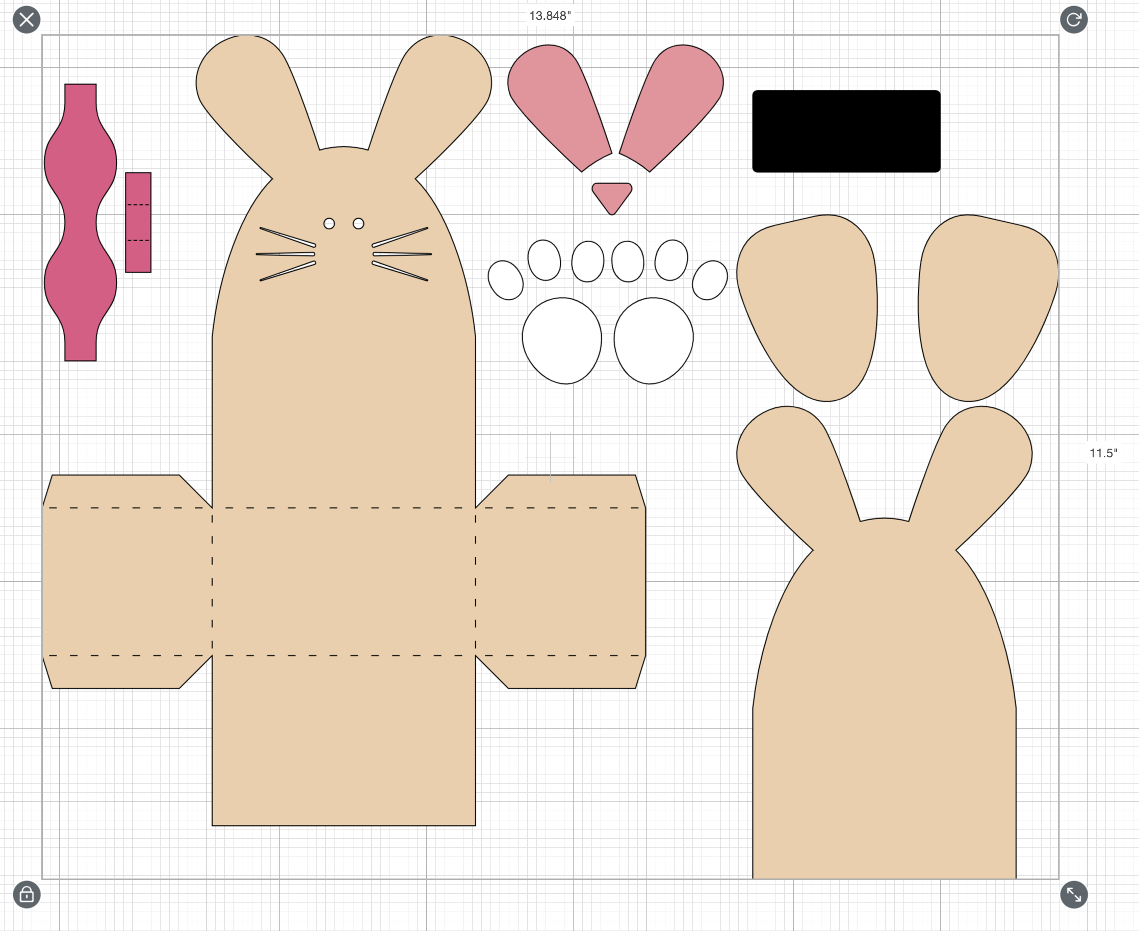 Easter Bunny Belly Box Tutorial – Lori Whitlock
